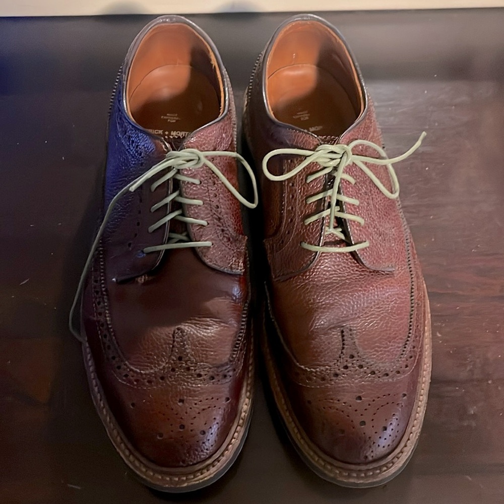 Alden reddish brown grain commando sale